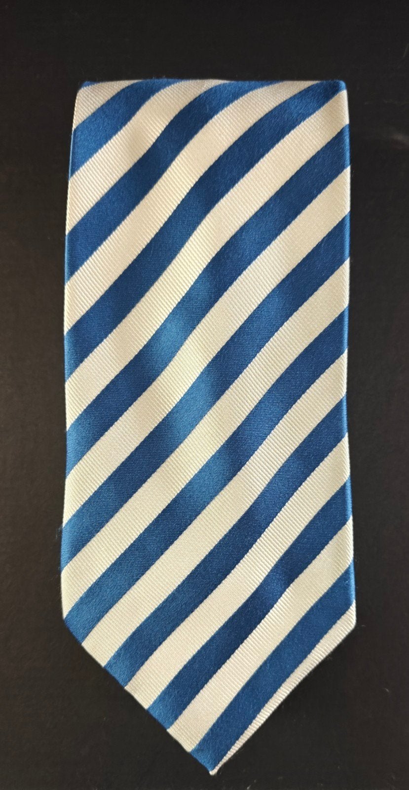 Oscar de la Renta stropdas zijde, Ophalen of Verzenden, Zo goed als nieuw, Blauw