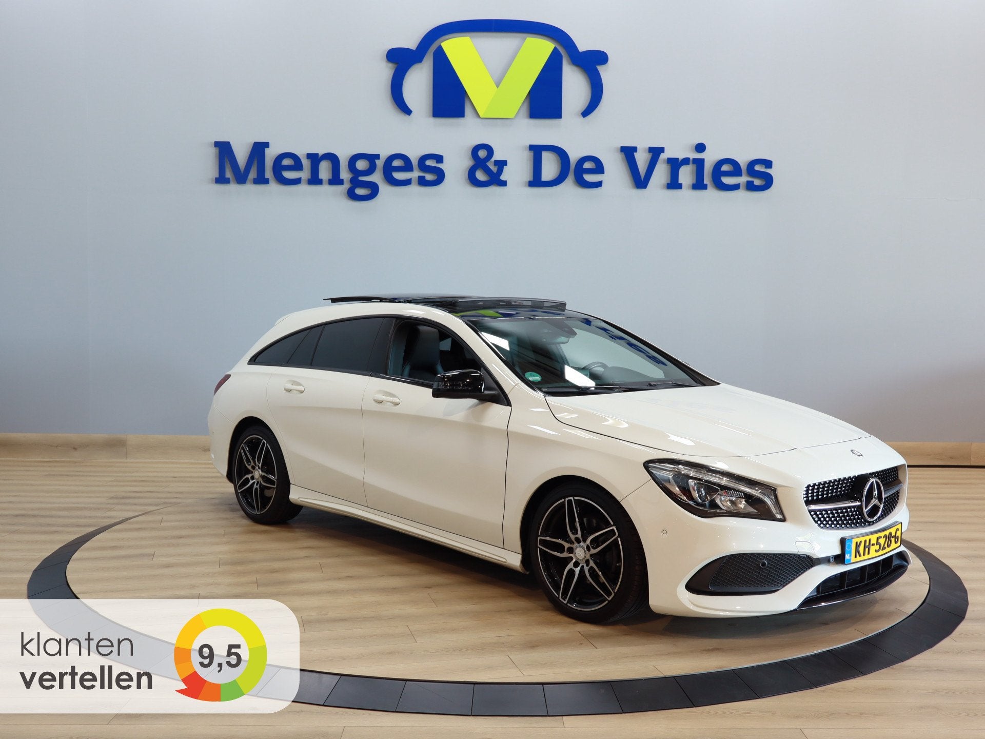Mercedes-Benz CLA-Klasse Shooting Brake AMG 200 Ambition Air, 730 kg, Gebruikt, Wit, 66 €/maand