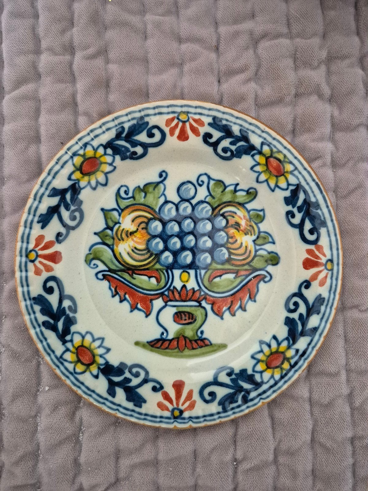 Koninklijke Tichelaar Makkum,bord model 751:puntgaaf, Antiek en Kunst, Ophalen of Verzenden