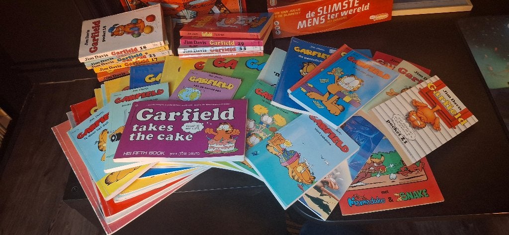 Nederlandstalige Garfield stripverzameling, Gelezen, Amerika, Jim Davis, Ophalen of Verzenden