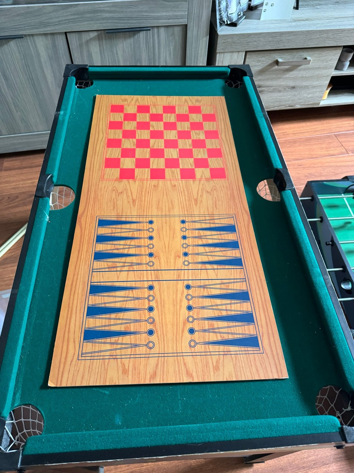 12-in-1 Multi-game Tafel: Biljart,Airhockey,Voetbaltafel enz, Een of twee spelers, Ophalen, Gebruikt