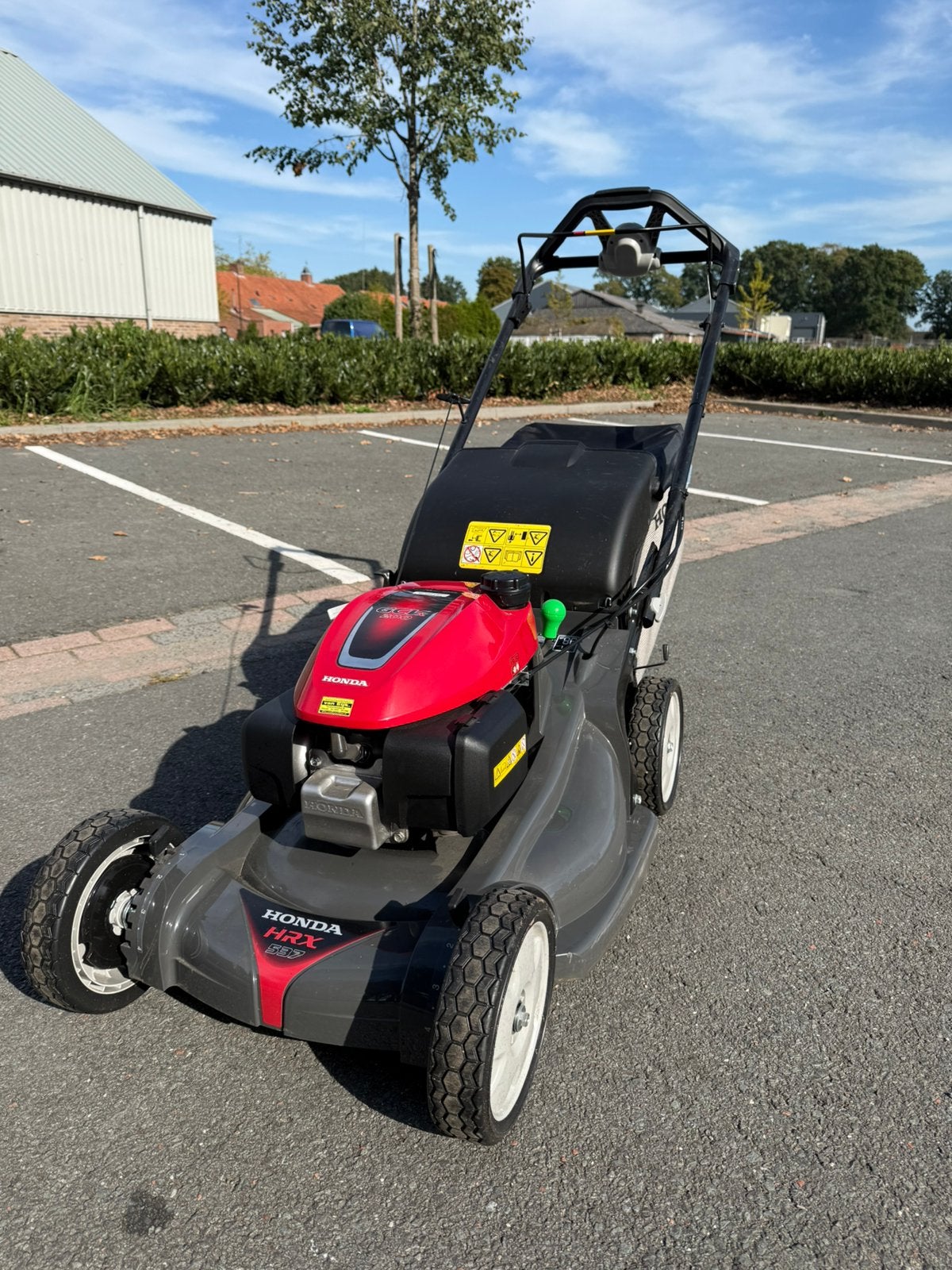 Honda HRX 537 VK ( 1 x Gebruikt ), Ophalen, Cirkelmaaier, Zo goed als nieuw, Benzine-grasmaaier