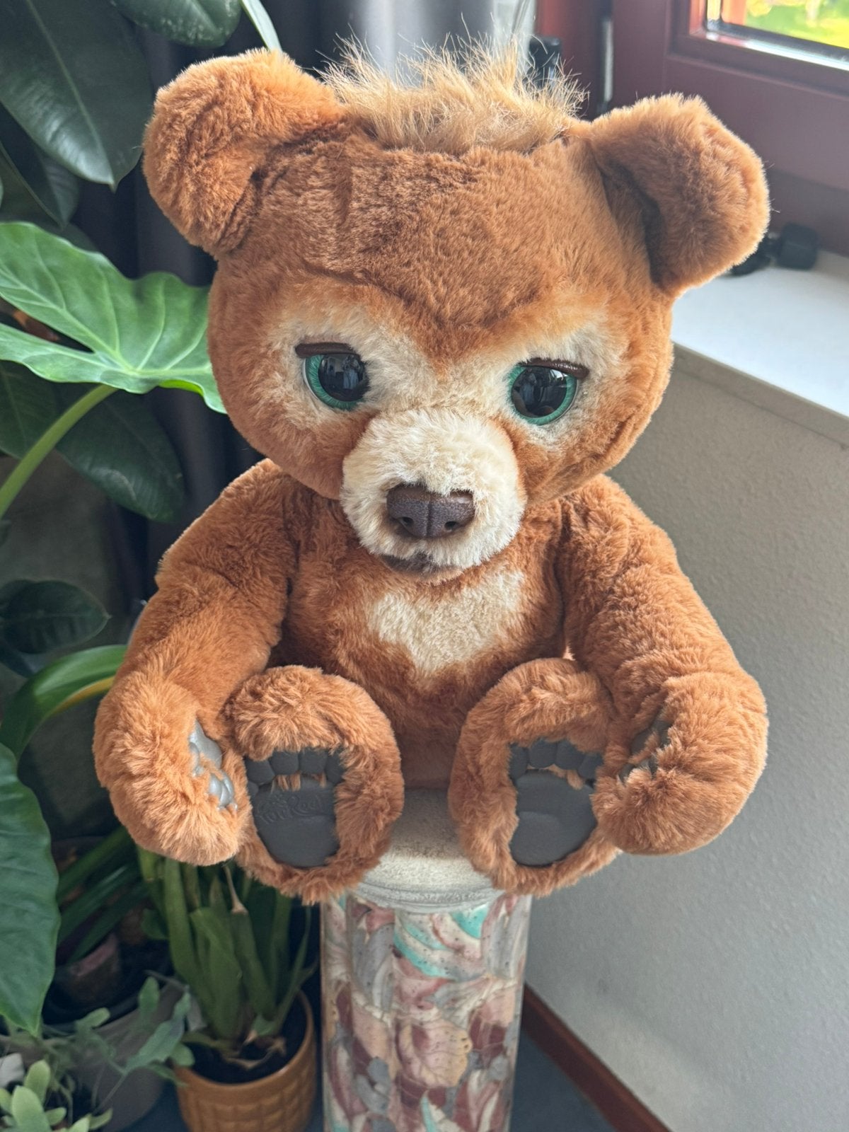 FurReal Cubby The Curious Bear Interactive Talks Plush toys, Verzenden, Zo goed als nieuw, Stoffen beer, Overige merken