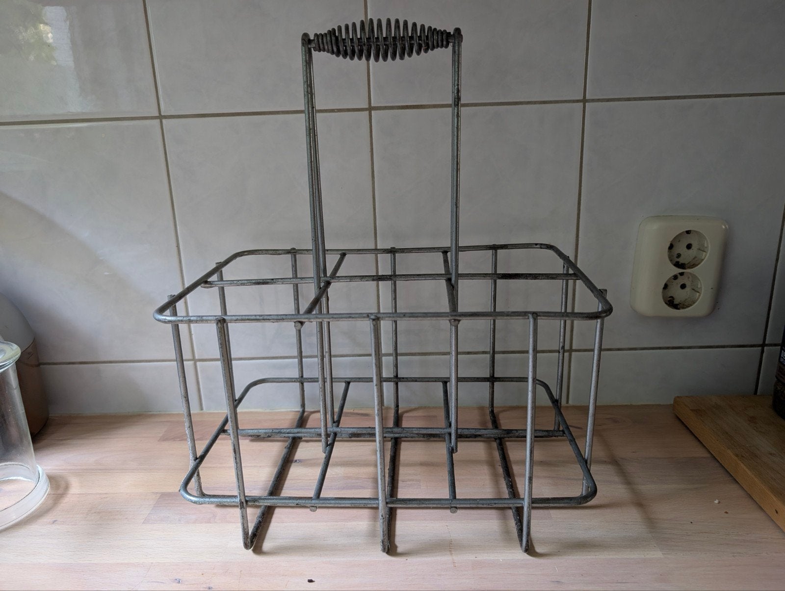 Vintage flessenrek, Ophalen of Verzenden
