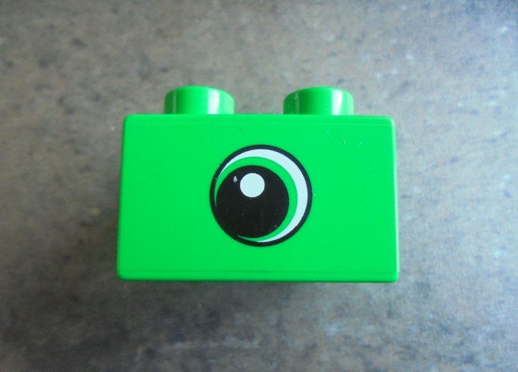 Lego Duplo Brick 2x2 (zie foto's) 3, Ophalen of Verzenden, Gebruikt, Losse stenen, Duplo