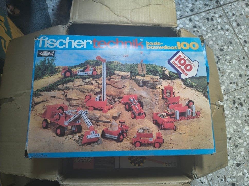 Fischer Technik 100 Basis-Bouwdoos, Ophalen of Verzenden, Gebruikt, Overige merken