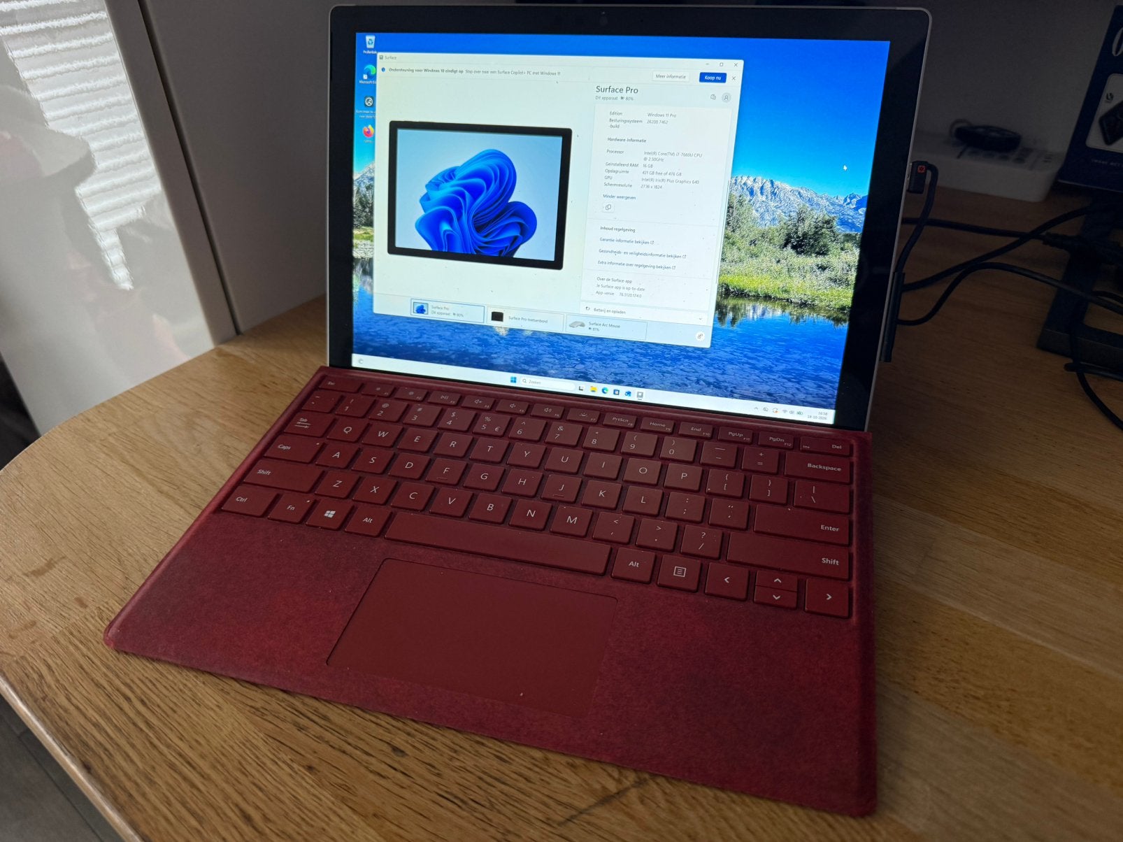 : Microsoft Surface Pro 5 – i7 – 16GB RAM – 512GB SSD, Computers en Software, Ophalen, 2 tot 3 Ghz, 12 inch, Zo goed als nieuw