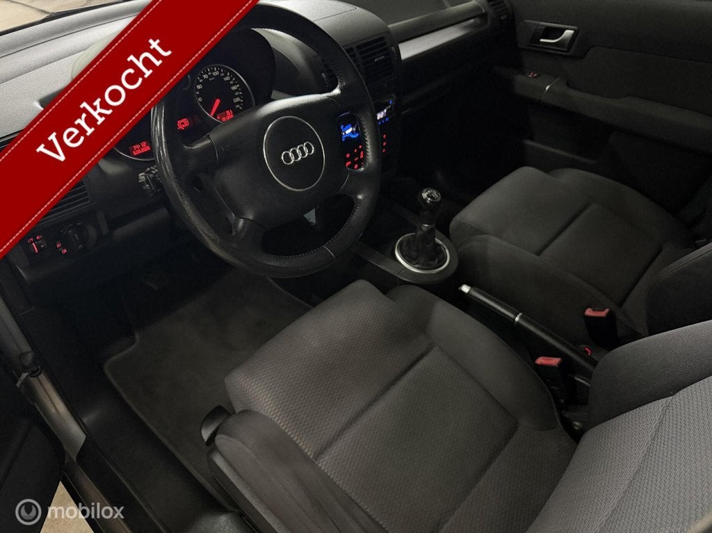 Audi A2 1.4 Pro Line|Airco|Bluetooth|Sport velgen|APK Nieuw|, Auto's, Voorwielaandrijving, Stof, Gebruikt, 31 €/maand