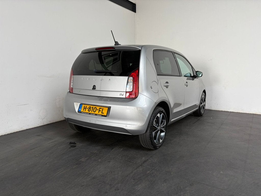 Skoda Citigo e-iV EV Style (bj 2020, automaat), Auto's, Skoda, 83 pk, Citigo, Zilver of Grijs, Te koop