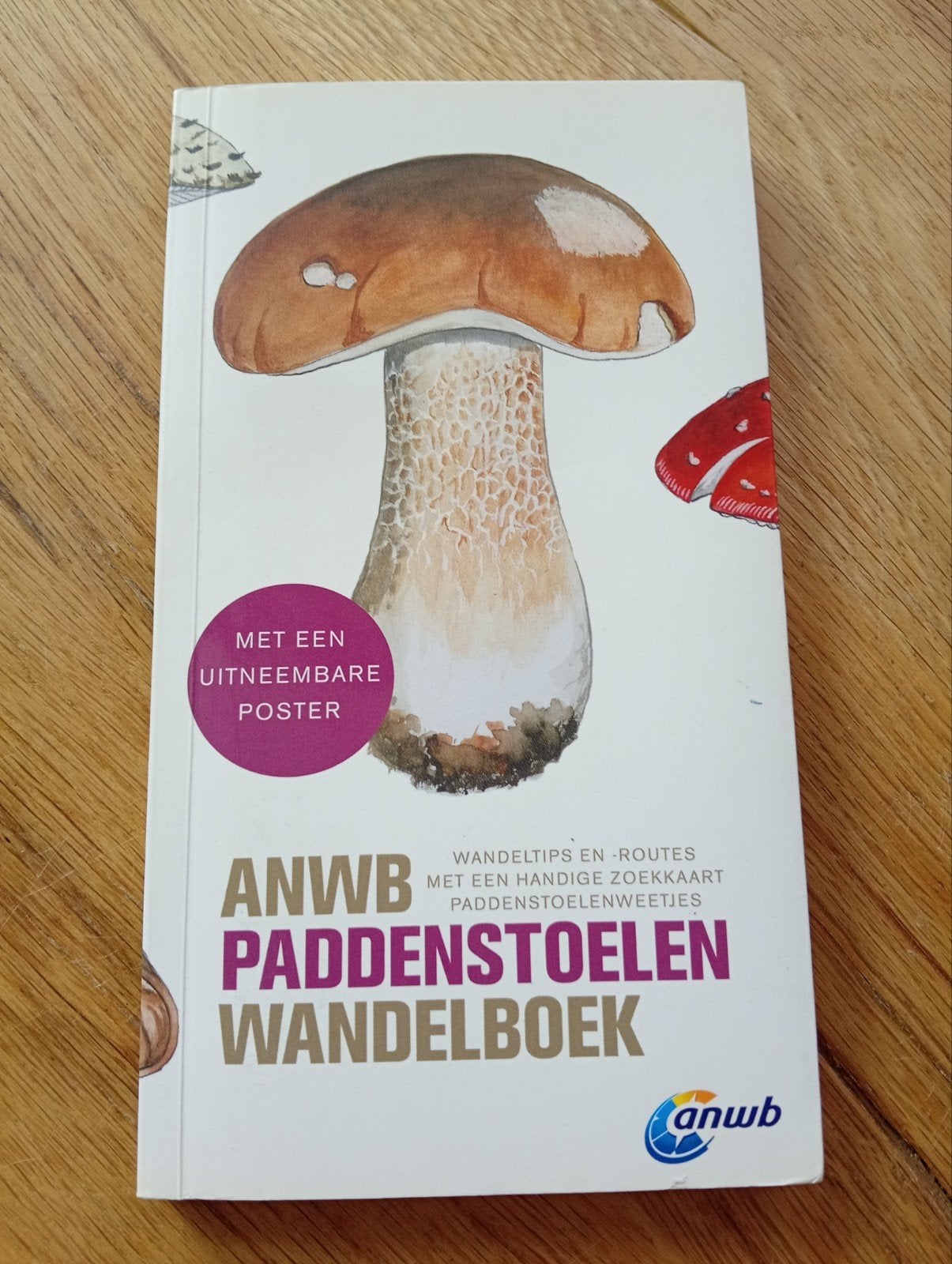 ANWB Paddenstoelen Wandelboek met herkenningsposter, ANWB, Ophalen of Verzenden, Zo goed als nieuw, Natuur algemeen