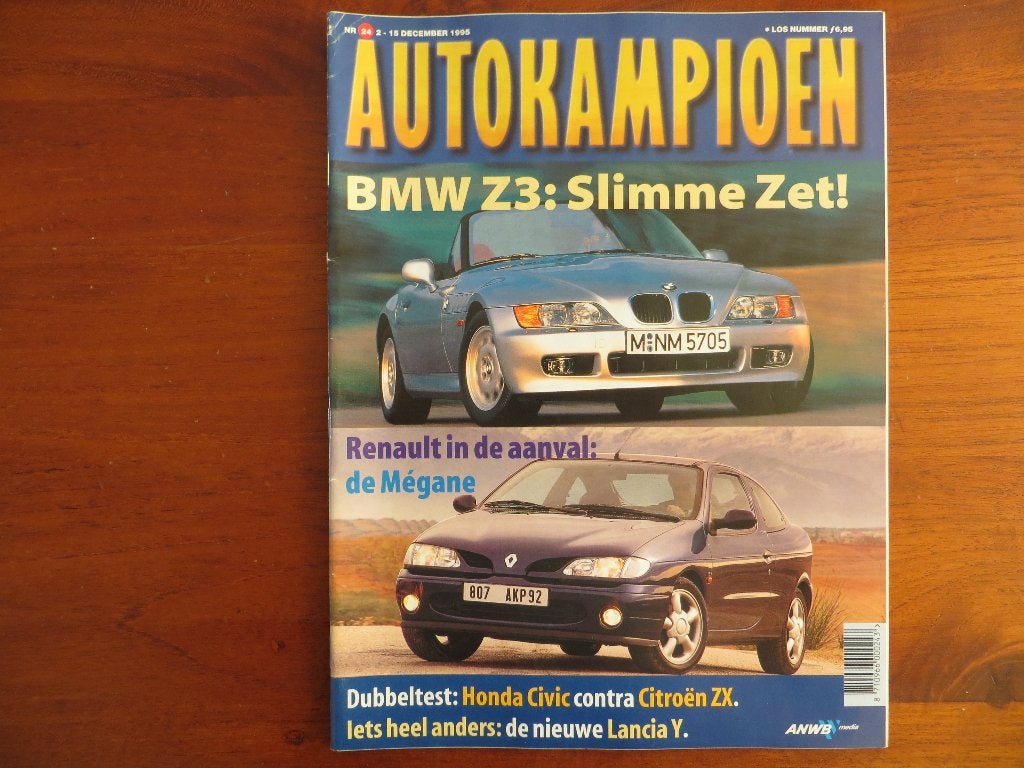Autokampioen 24 1995 BMW Z3, Renault Mégane, Honda Civic, ZX, Verzenden, Nieuw, Citroën