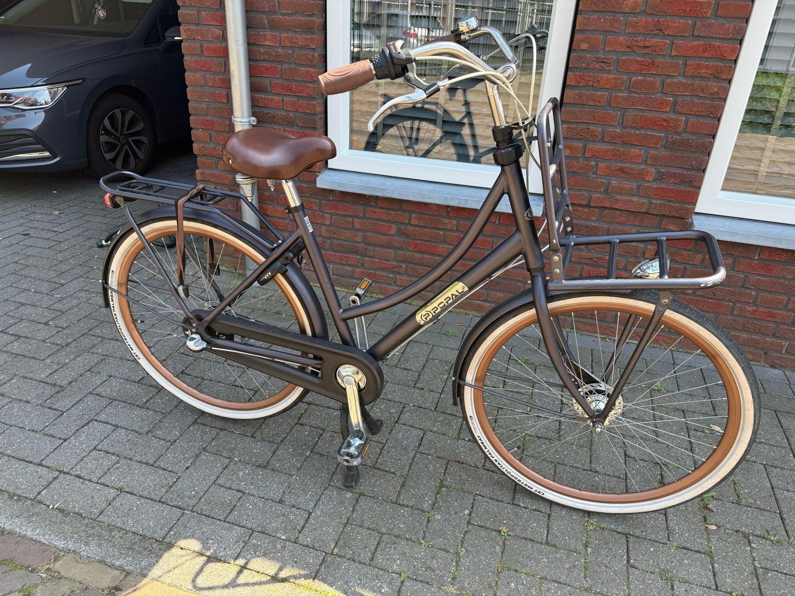 Popal Daily Dutch Basic Damesfiets - Zo goed als nieuw, Fietsen en Brommers, Fietsen | Dames | Damesfietsen, Terugtraprem, Versnellingen