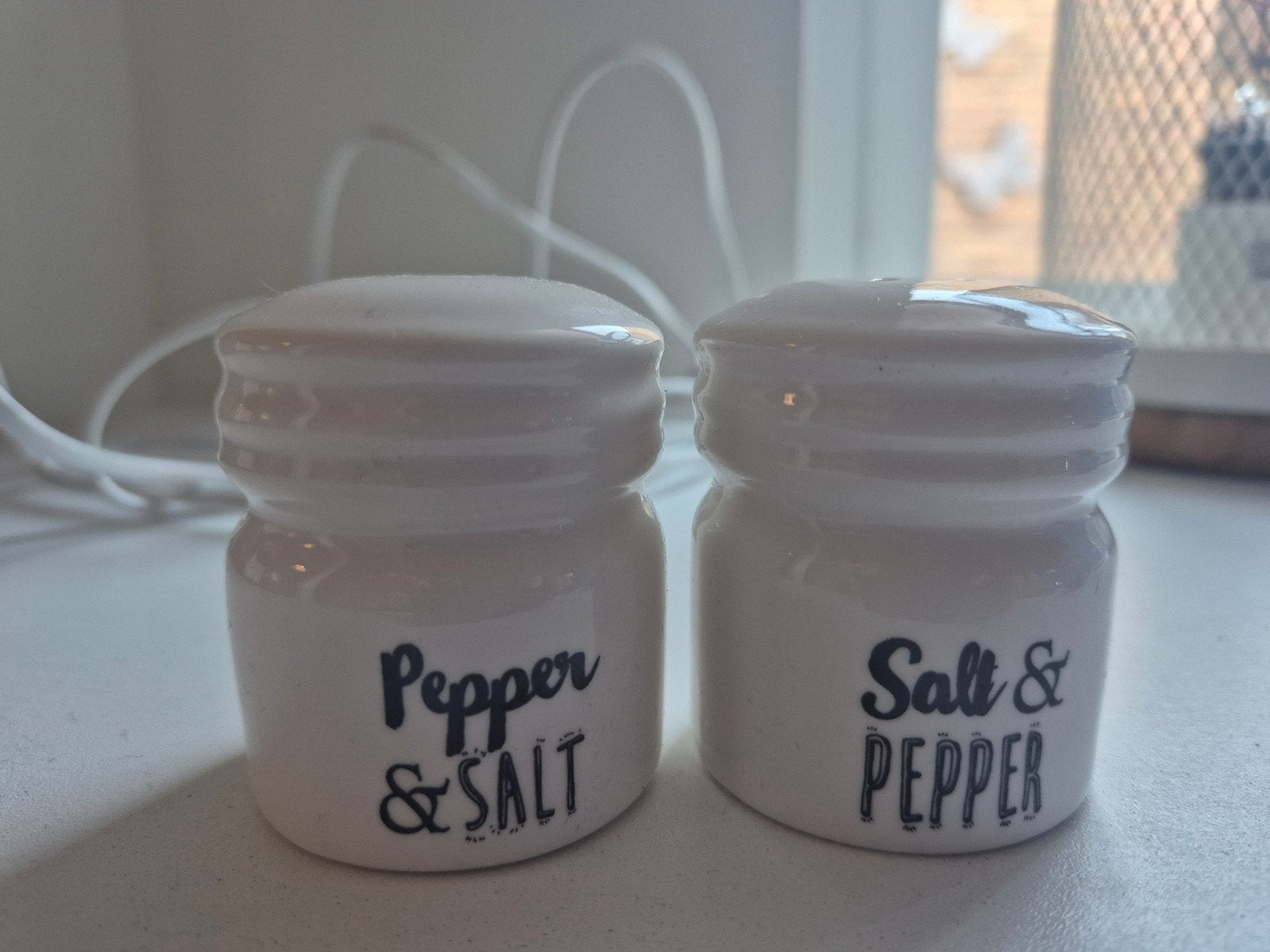 Riviera maison zout en peper stelletje, Ophalen of Verzenden, Zo goed als nieuw, Riviera Maison