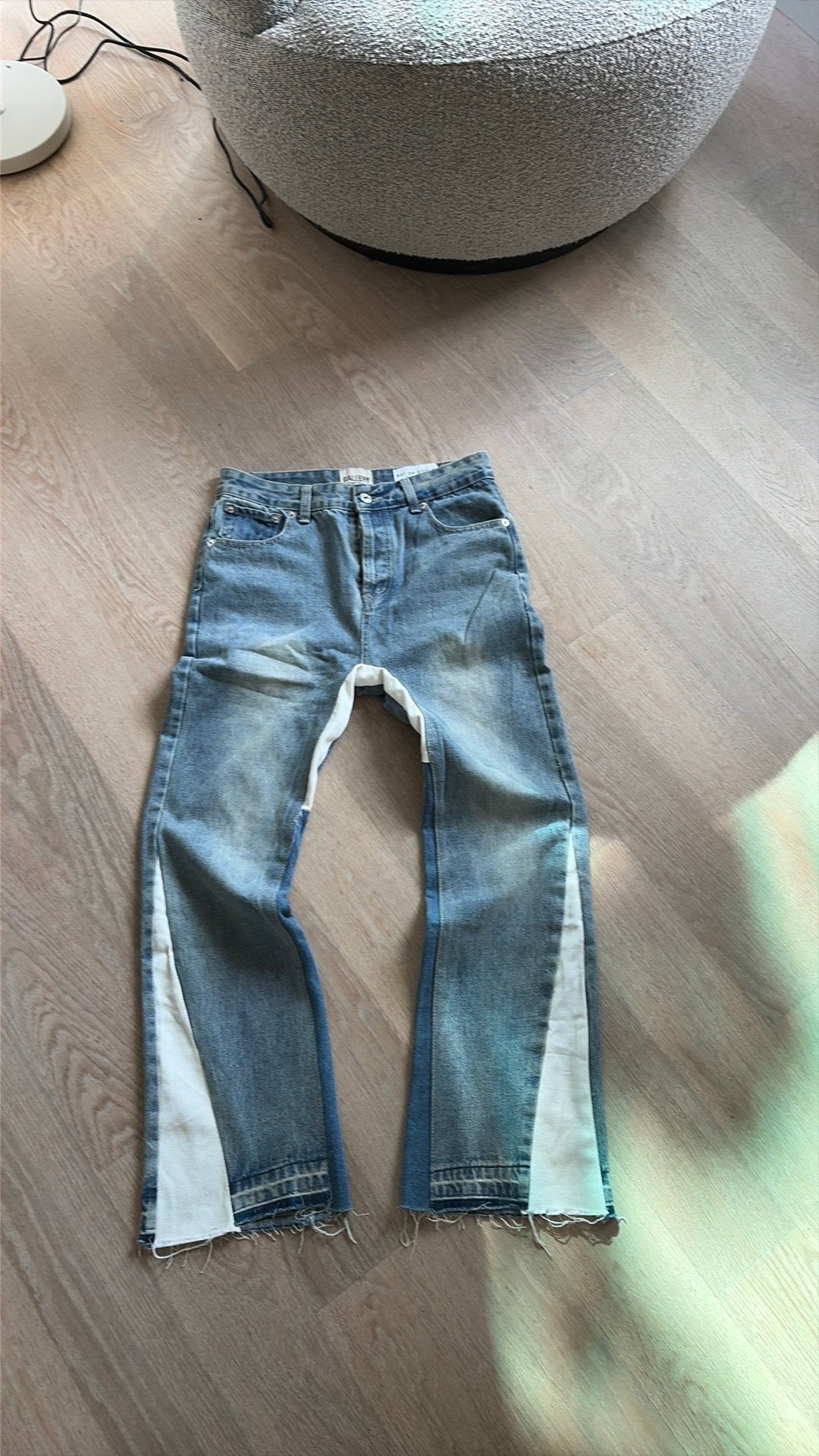 Flared jeans, Ophalen of Verzenden, Zo goed als nieuw, Blauw, W33 - W34 (confectie 48/50)