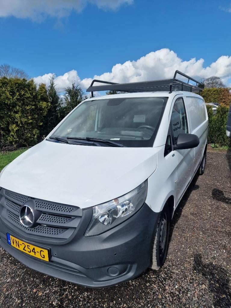 Te Koop Mercedes-Benz Vito 1.6 CDI 65KW 2015, Auto's, Euro 5, Zwart, 4 cilinders, Wit