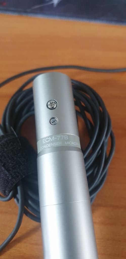 Sony ECM-77B Condensator Microfoon, Ophalen of Verzenden, Gebruikt, Studiomicrofoon