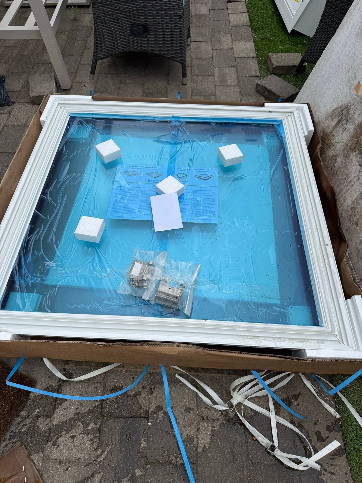 Dakraam ,platdakraam ,triple glas ,veranda,huis, Minder dan 80 cm, 80 tot 120 cm, Nieuw, Ophalen of Verzenden