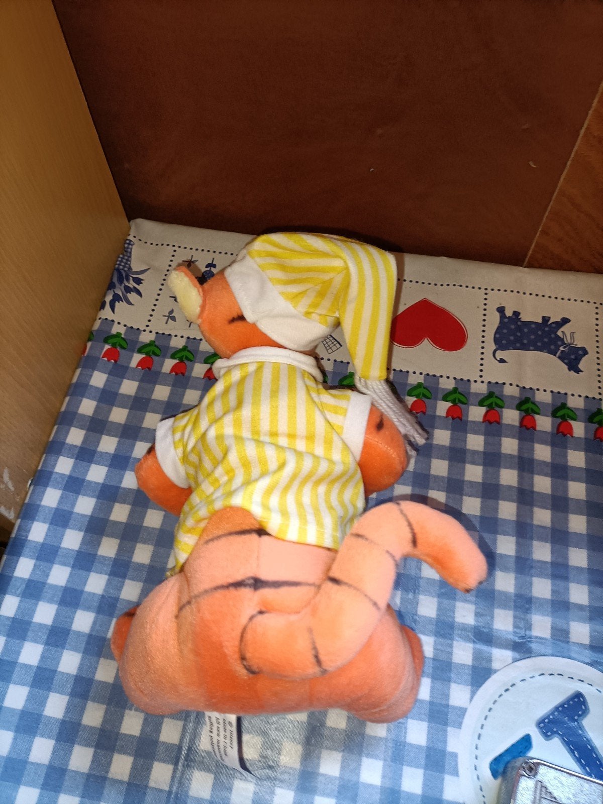 Teigetje knuffel Tigger met pyama Winnie de Pooh, Ophalen of Verzenden, Zo goed als nieuw