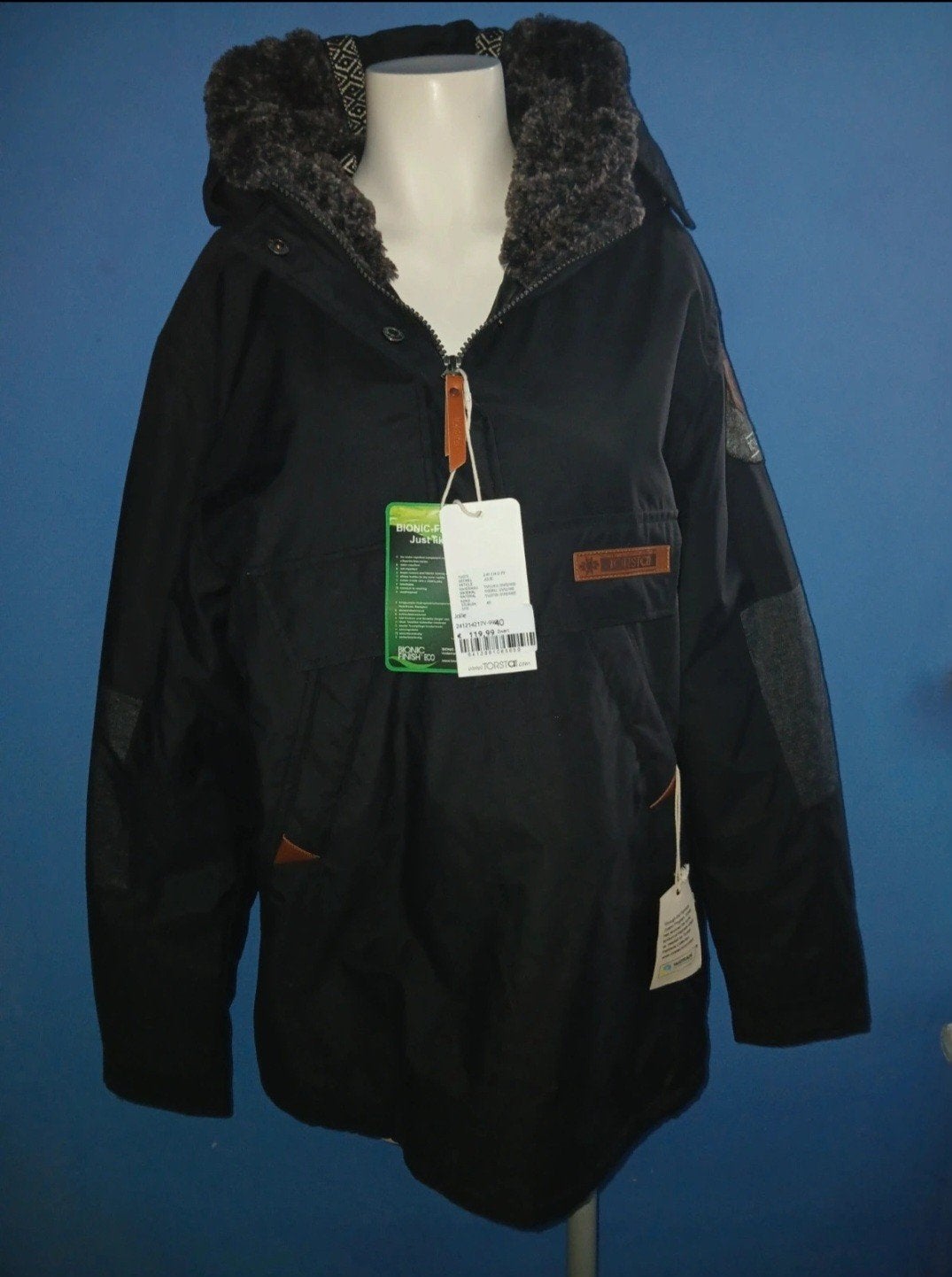 Torsta Anorak winterjad, Ophalen of Verzenden, Nieuw, Maat 38/40 (M), Zwart