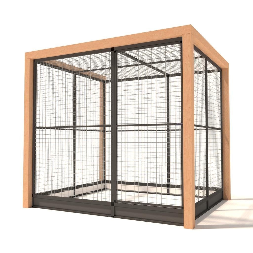 Aluminium Konijnenren Valentijn, 110 cm of meer, Nieuw, Ophalen of Verzenden, 90 cm of meer
