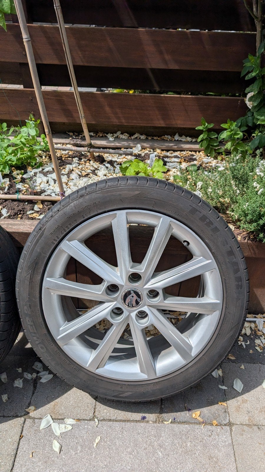Skoda Octavia originele Teron velgen 17 inch, Auto-onderdelen, Banden en Velgen, Gebruikt, Velg(en), 17 inch, Ophalen of Verzenden