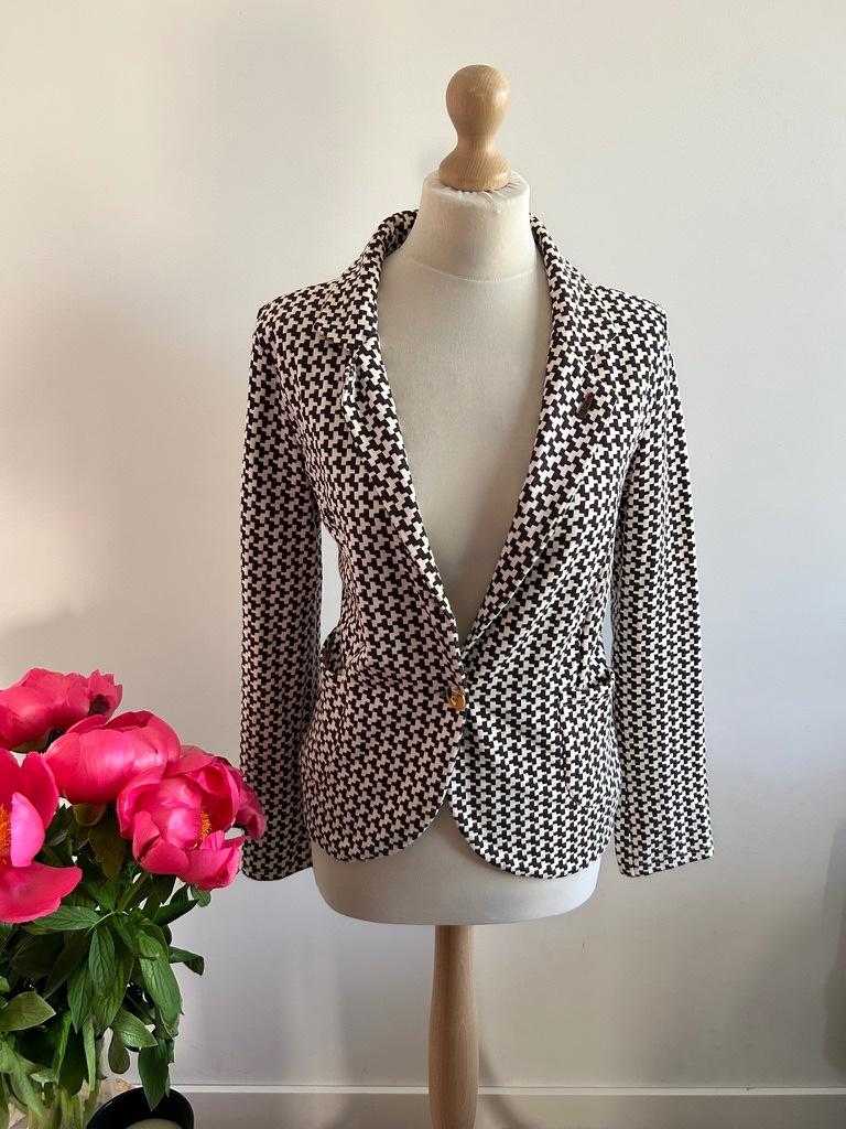 Blutsgeschwester maat L Retro blazer bruin 50's 3255