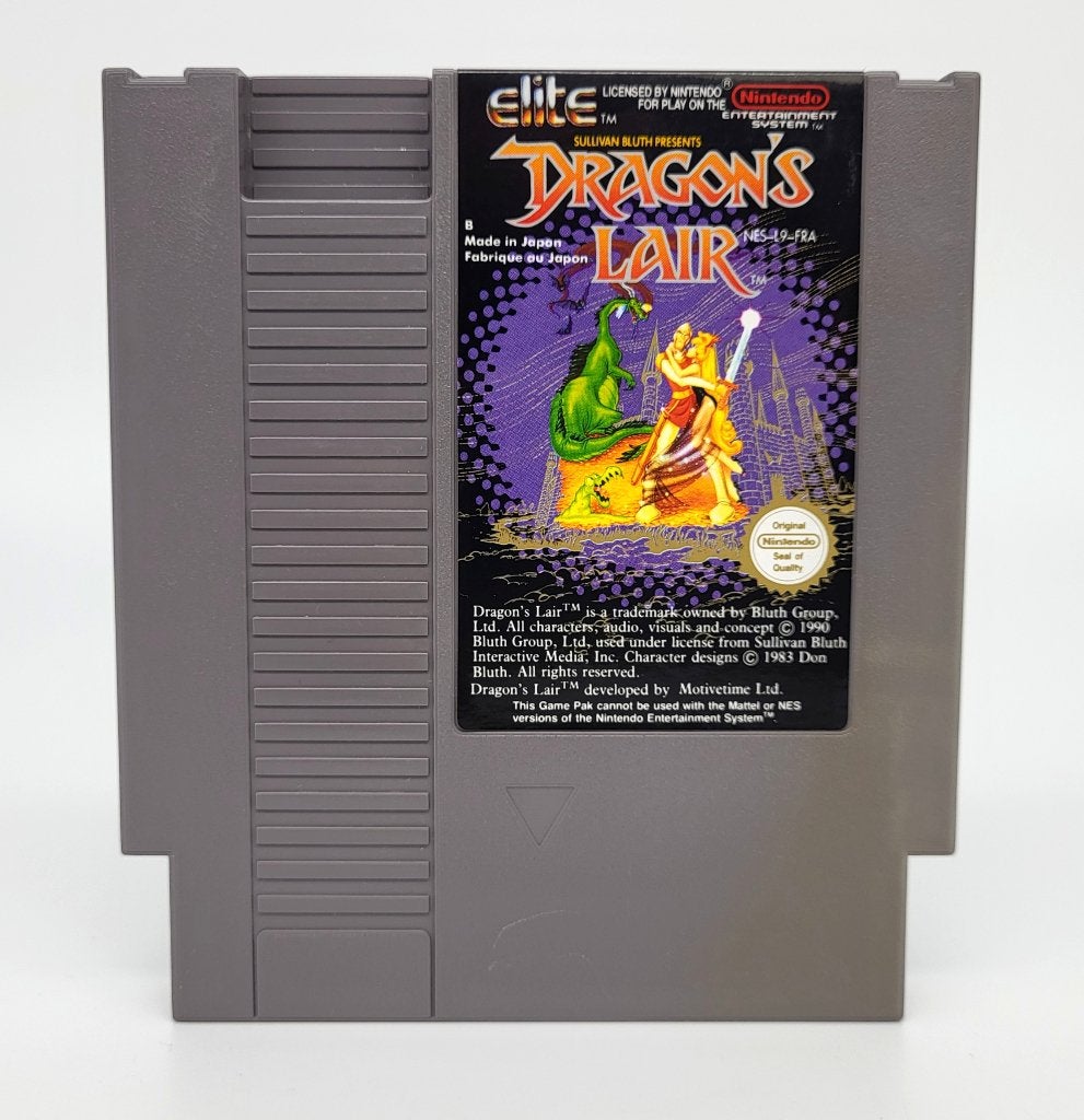 Dragon's Lair - Nintendo NES Cartridge - PAL B FRA, Spelcomputers en Games, Avontuur en Actie, Gebruikt, Verzenden, 1 speler