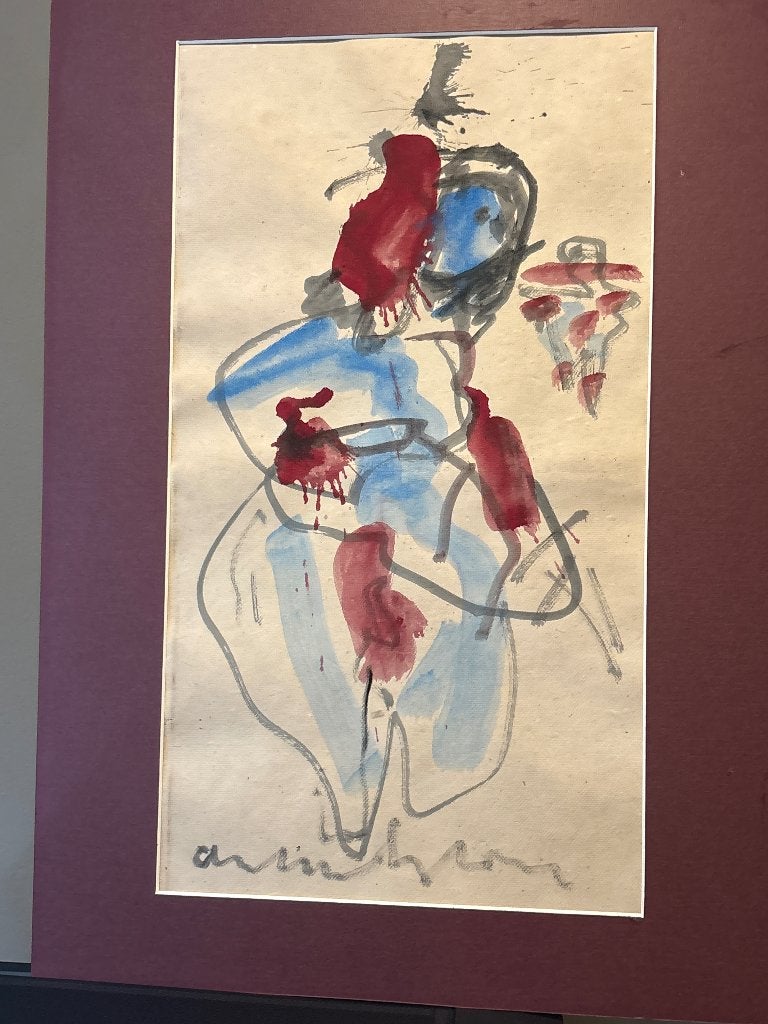 anton heyboer kunstwerk, Ophalen, 58 cm, 32 cm, Origineel