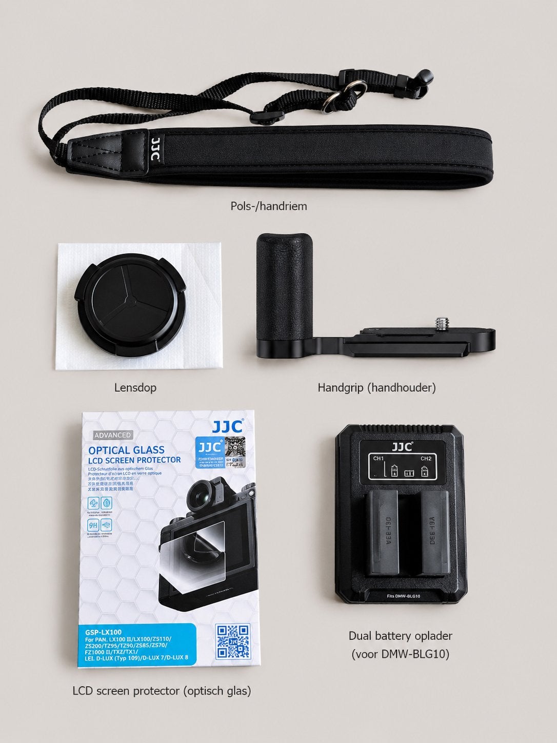JJC Accessoires set voor Leica D-Lux 8 (nieuwstaat), Overige merken, Overige typen, Ophalen of Verzenden, Zo goed als nieuw