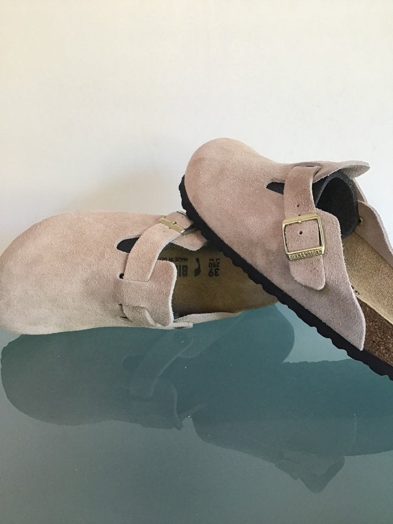 Birkenstock 39 Boston beige | Nieuw! | Gratis verzenden, Slippers, Verzenden, Beige, Nieuw