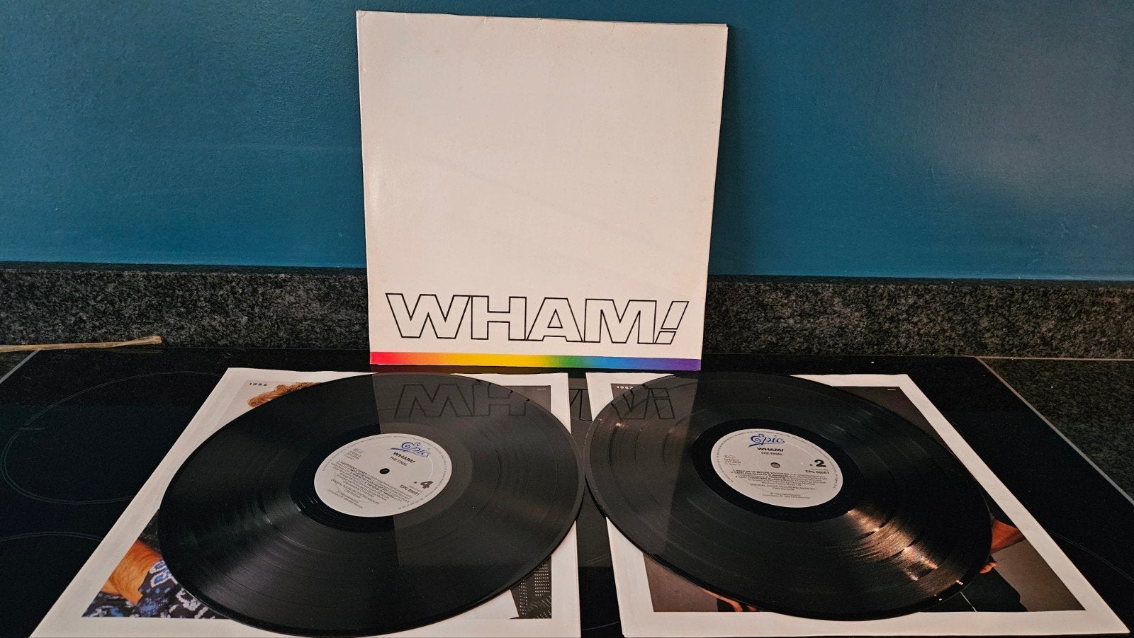 Wham! - The Final Dubbel-LP (1986), Cd's en Dvd's, Gebruikt, Pop, Complilatie, Ophalen of Verzenden
