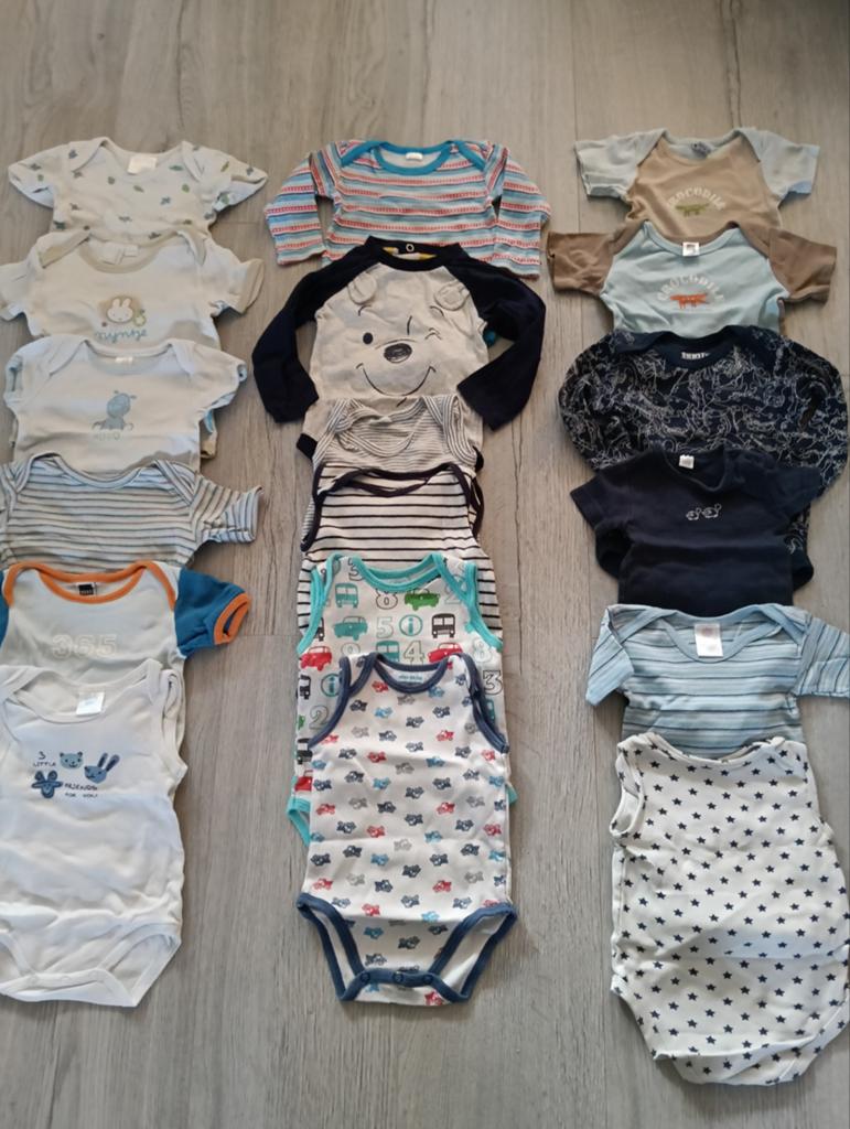 Grote set baby rompers + extra, maat 62/68, Kinderen en Baby's, Babykleding | Overige, Ophalen of Verzenden, Gebruikt, Diverse merken