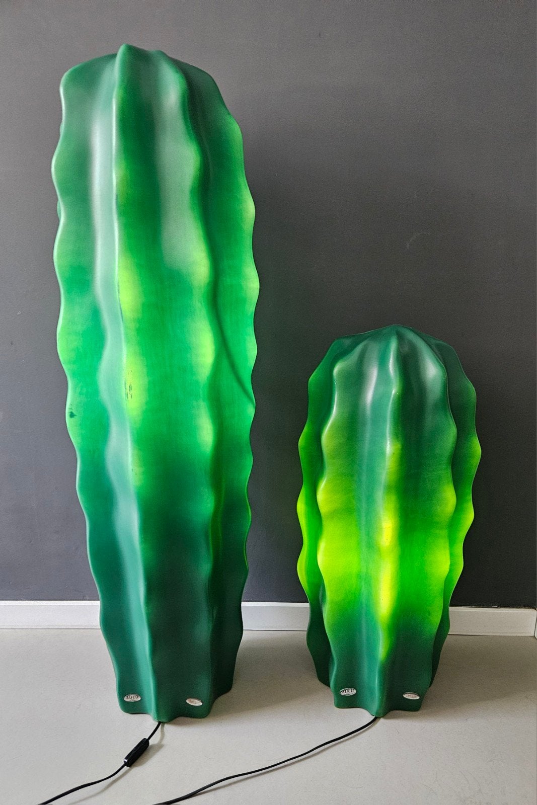 Set van 2 Flötotto Sucu Cactus Vloerlampen, Ophalen, Gebruikt, Kunststof