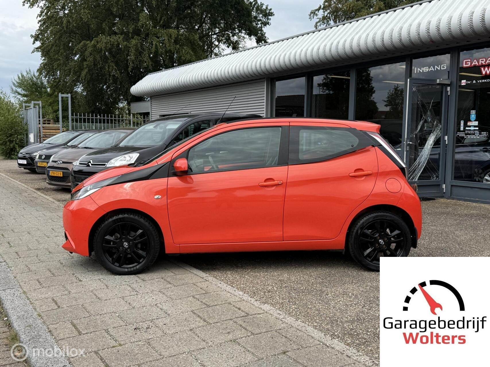 Toyota Aygo 1.0 VVT-i x-wave CAMERA CABRIO AIRCO 5DRS NW APK, Voorwielaandrijving, Stof, Gebruikt, Zwart