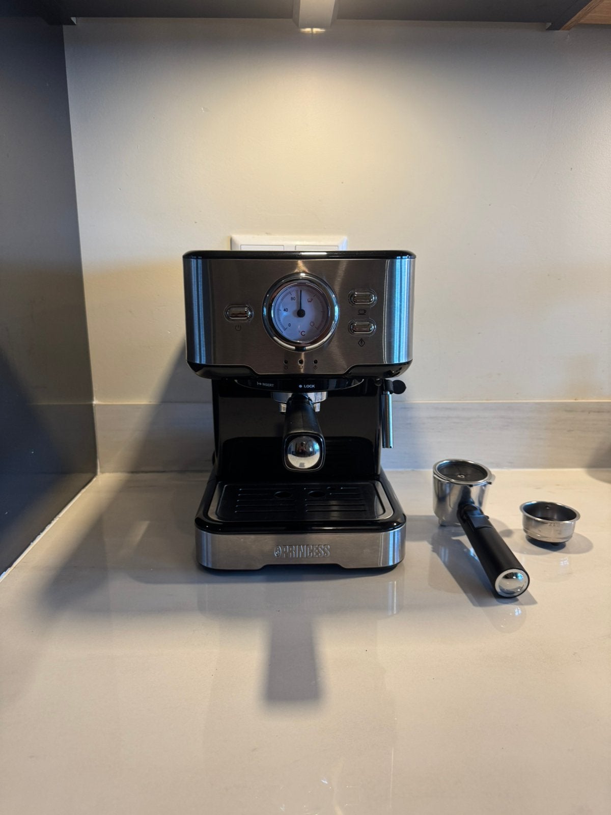 Princess Espresso Apparaat met Capsule/Gemalen Koffie Optie, Witgoed en Apparatuur, Koffiezetapparaten, Ophalen, Zo goed als nieuw