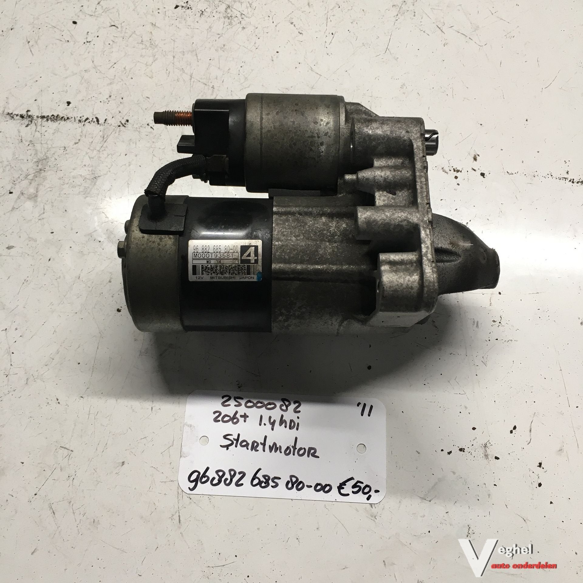 Peugeot 206+ 2011  Startmotor   96882 685 80-00