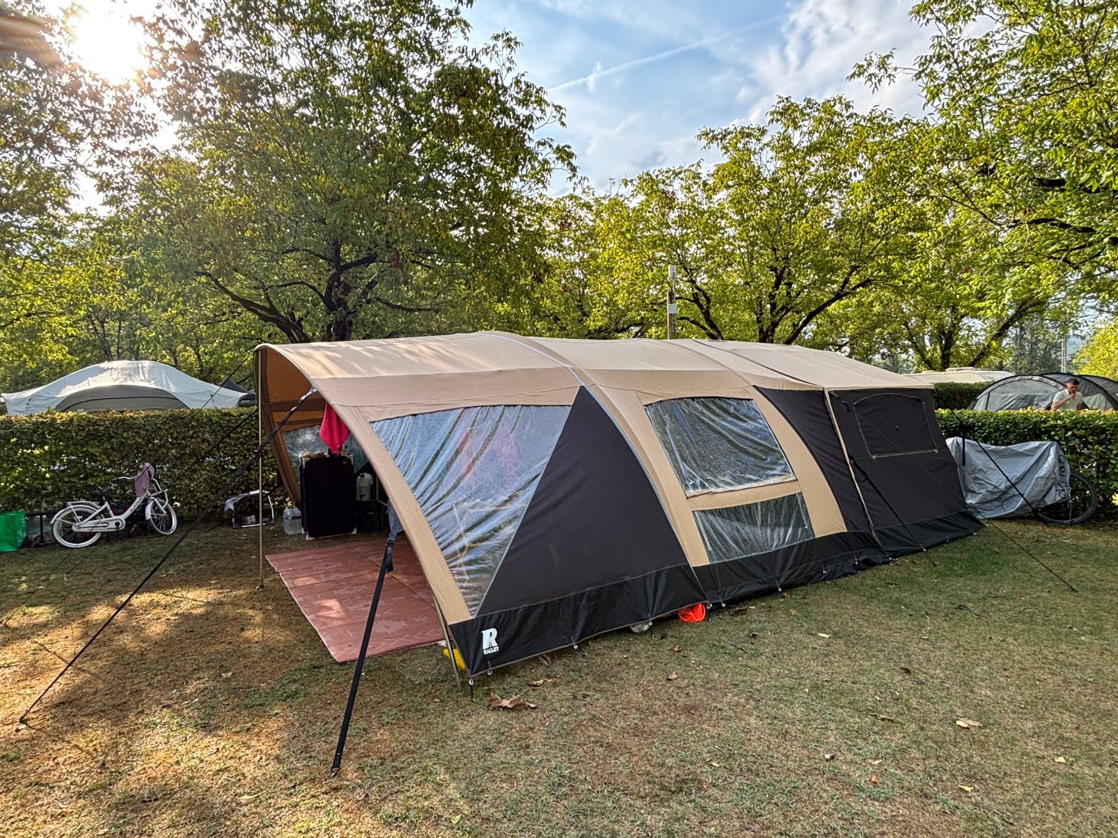 Raclet Safari GL 2025 – zeer compleet met Deluxe luifel, Caravans en Kamperen, Ophalen, Raclet, Lichtgrijs, Meer dan 6
