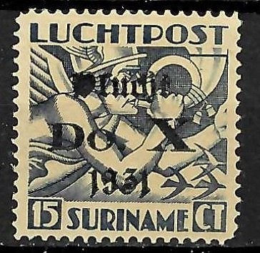 Suriname luchtpost 9 ongebruikt 2e keus, Verzenden, Postfris