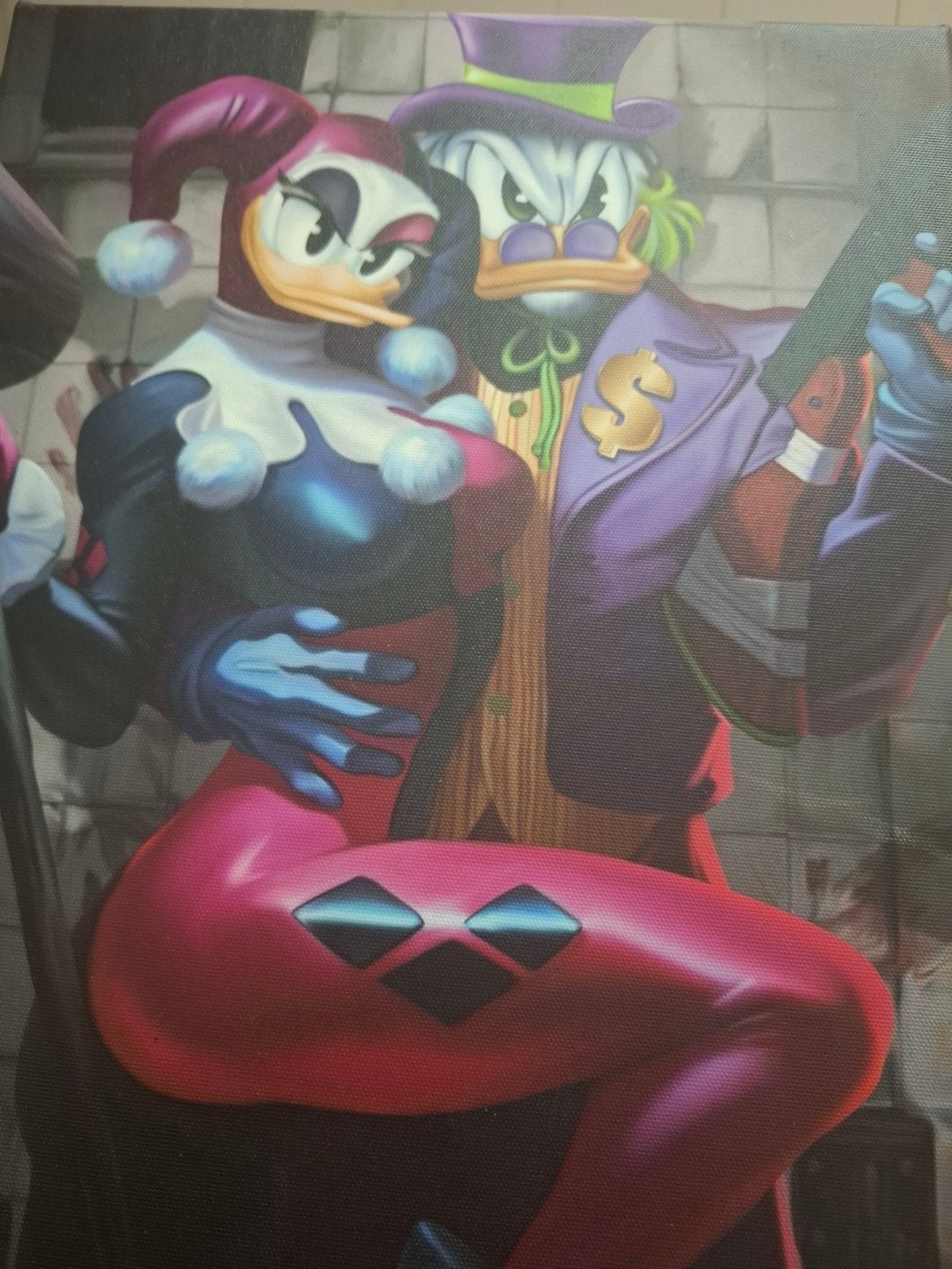 Set van 3 Canvas Schilderijen Disney Figuren in Unieke Stijl, Ophalen, Minder dan 50 cm, 5 – 50, Print