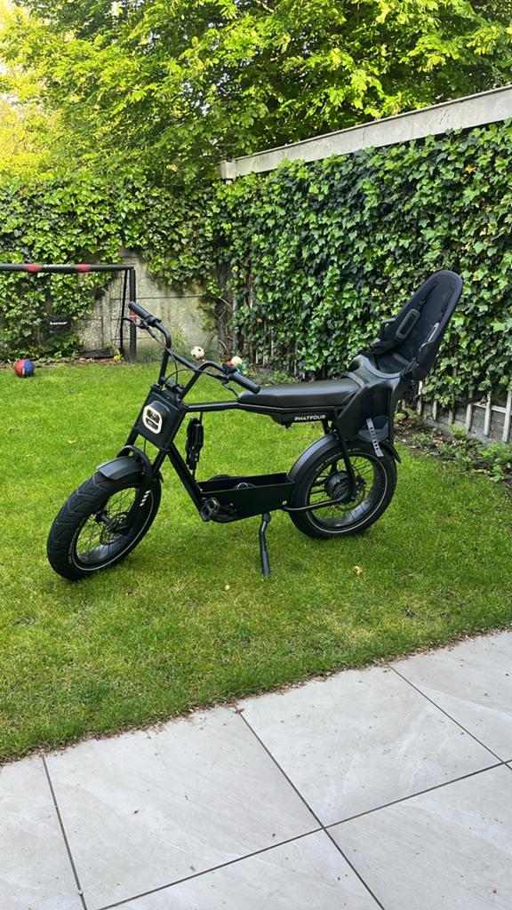 Phatfour FLX Fatbike incl. kinderzitje met maar 1000 km, Fietsen en Brommers, Elektrische fietsen, Zo goed als nieuw, 51 tot 55 cm