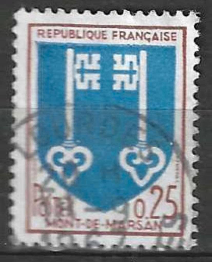 Frankrijk 1966 - Yvert 1469 - Mont-de-Marsan (ST), Verzenden, Gestempeld