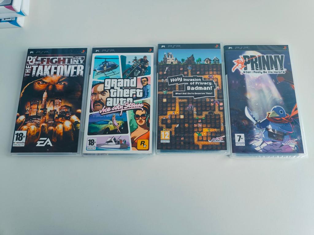 PSP Playstation Portable Bundle Prinny GTA Def Jam, 1 speler, Ophalen of Verzenden, Zo goed als nieuw, Vanaf 18 jaar