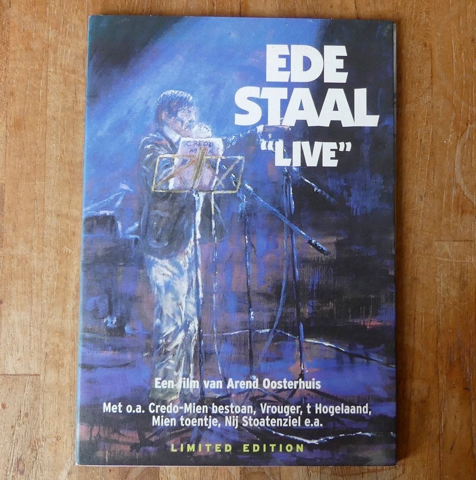 DVD Ede Staal Live concert muziek documentaire film, Alle leeftijden, Ophalen of Verzenden, Gebruikt, Nederlands