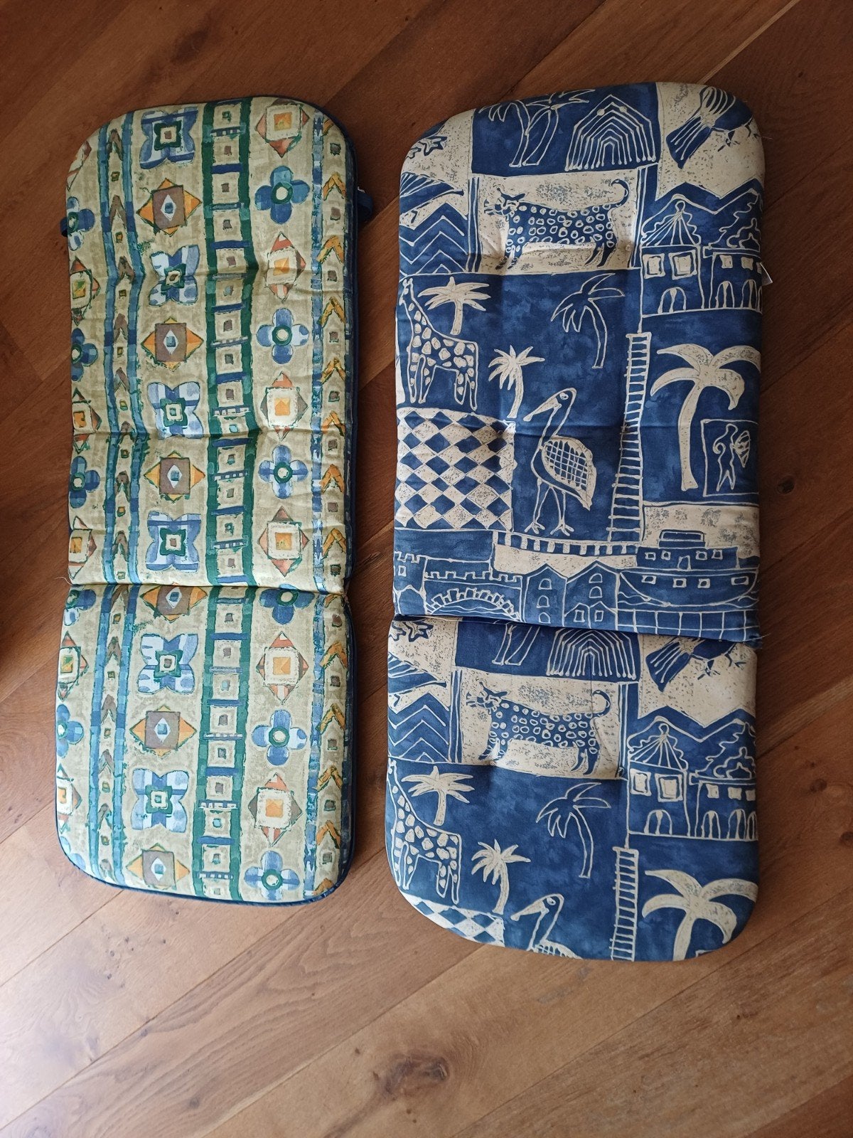 Zgan kussens voor tuinstoel - Set van 2, Tuin en Terras, Tuinmeubel-accessoires, Ophalen, Zo goed als nieuw