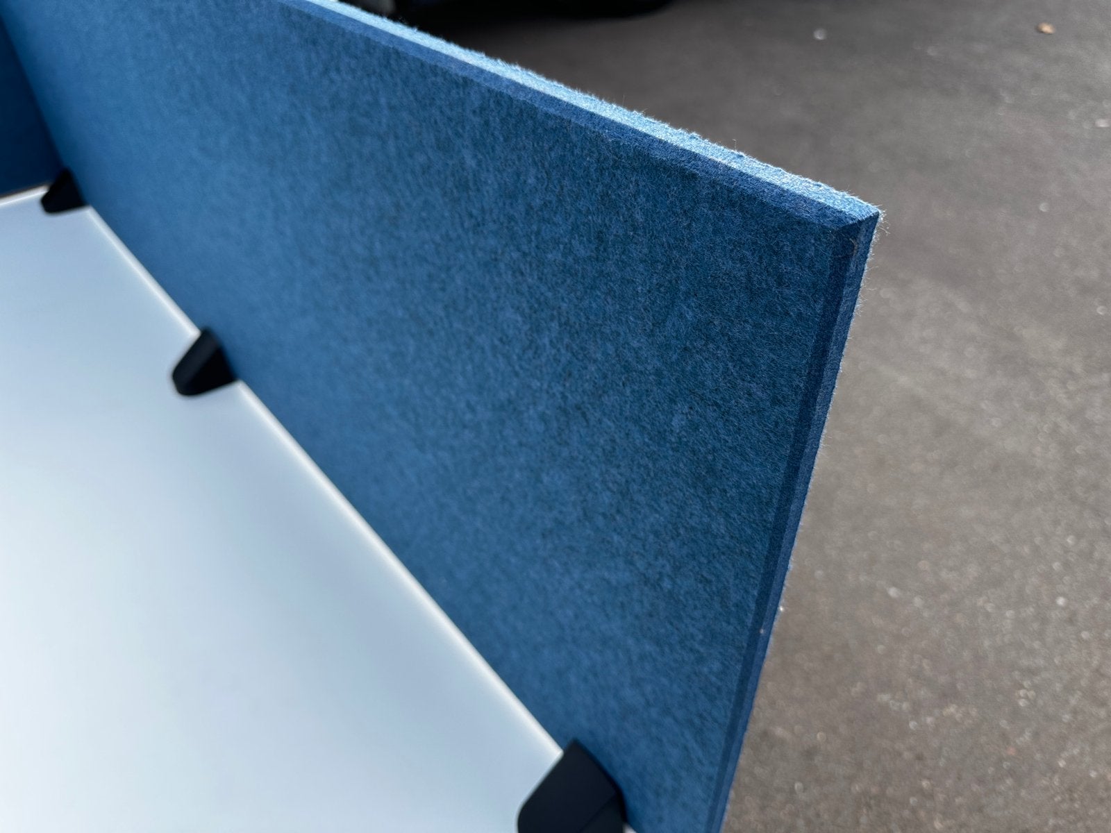 Verstelbaar Bureau met Akoestisch Scherm Ikea Trotten, Ophalen