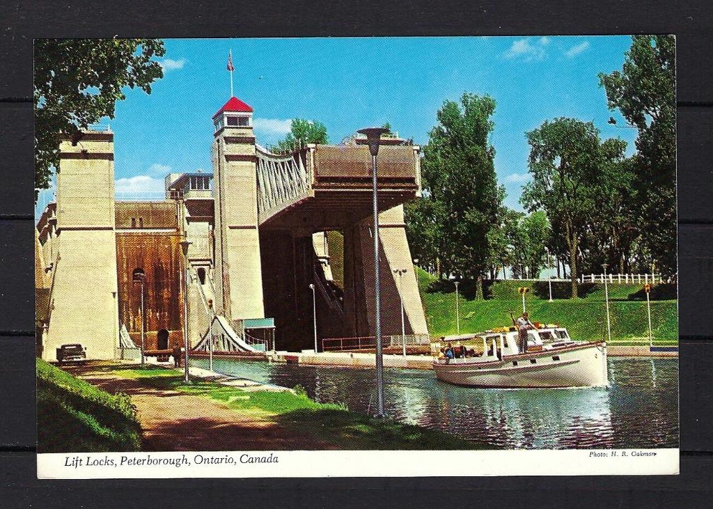 877 Canada, Lift locks, Peterborough - Ontario, Ophalen of Verzenden, Ongelopen, Buiten Europa