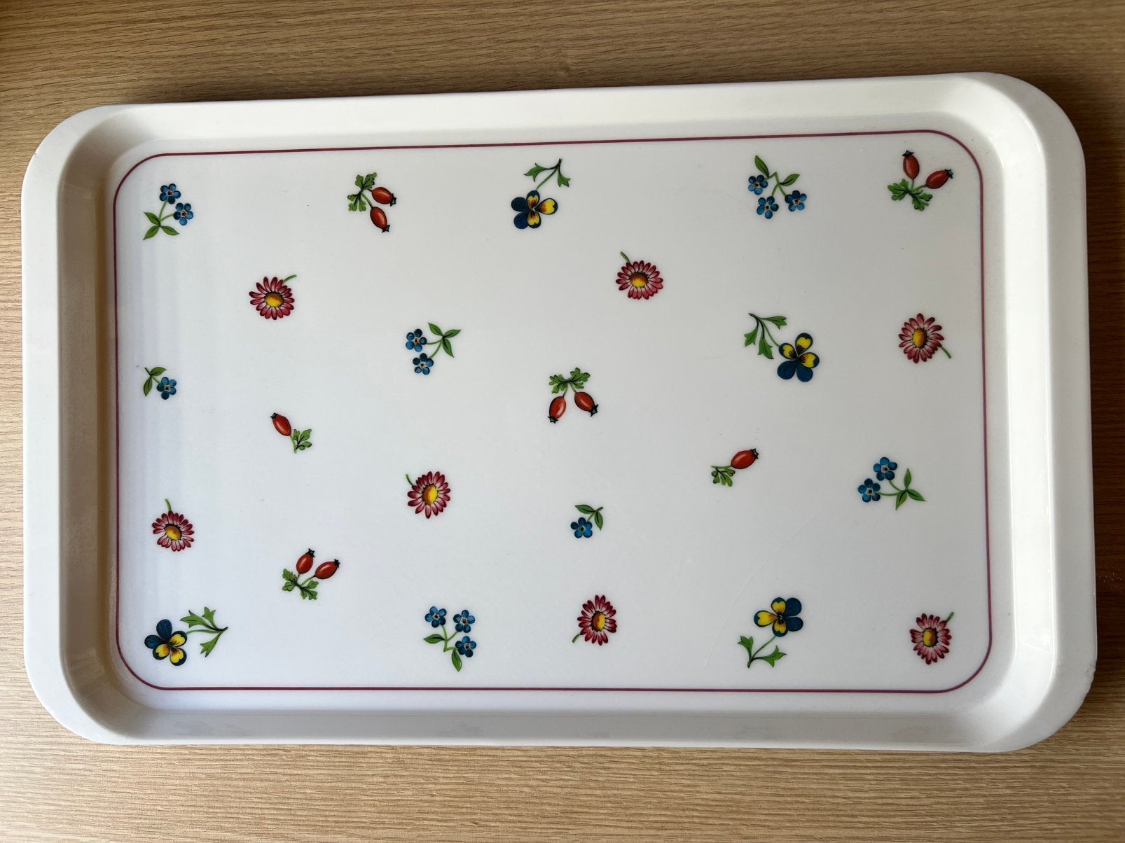 Villeroy & Boch Petite Fleur dienblad, Kunststof, Gebruikt, Ophalen of Verzenden, Dienblad
