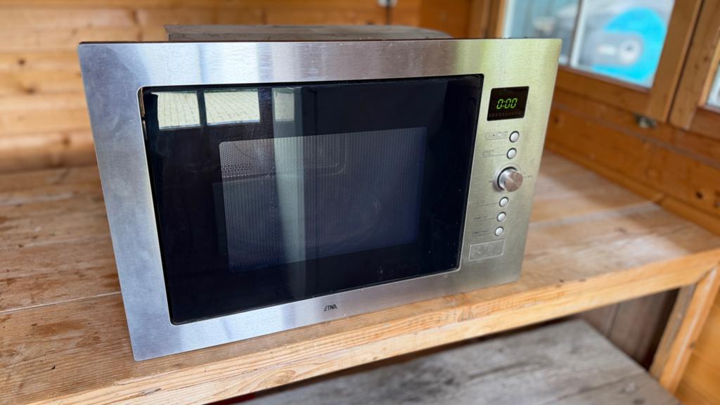 Etna rvs combi magnetron i.z.g.st, Witgoed en Apparatuur, Magnetrons, Gebruikt, Ophalen