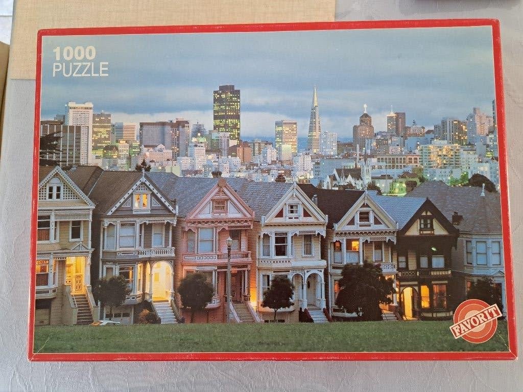Puzzel San Francisco 1000 stukjes, Ophalen of Verzenden, 500 t/m 1500 stukjes, Gebruikt, Legpuzzel