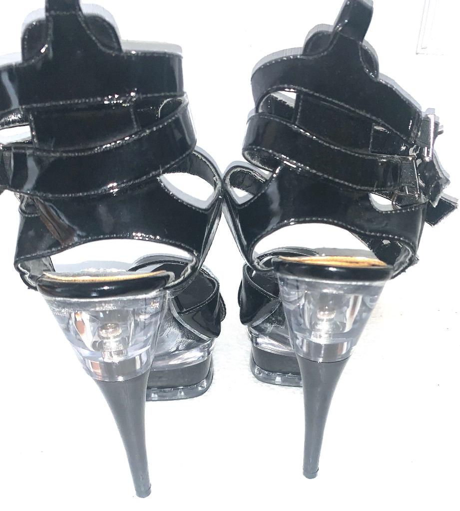 Highest heel paaldans hakken mt 36 izgst, Zwart, Zo goed als nieuw, Schoenen met hoge hakken, Highest heel collection